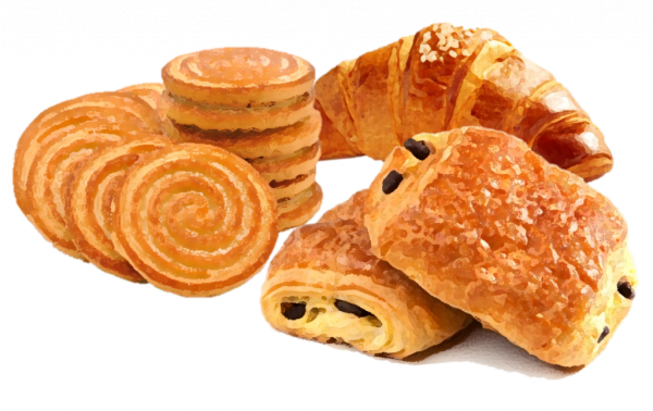 Croissant, brioches, pastries