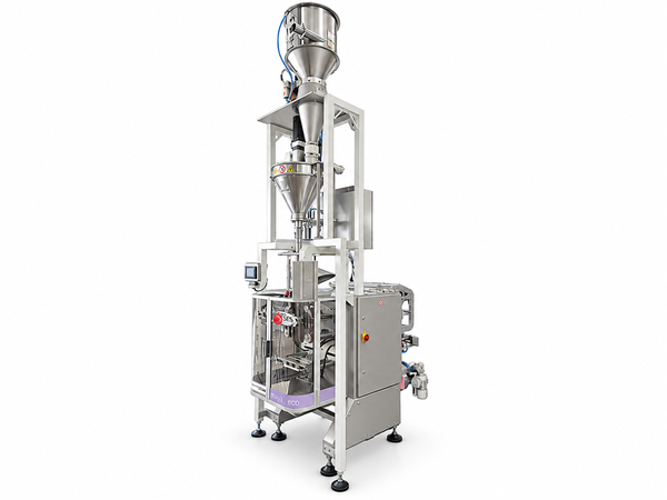 Automated Packaging Line with Volumetric Auger Filler for Powder