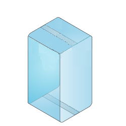 Block Bottom Folded Top