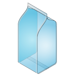 Flat Bottom Bag with Four Vertical Seals