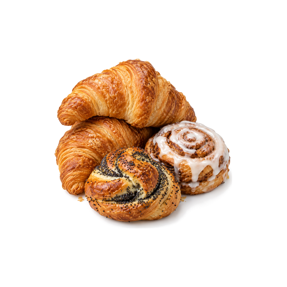 Croissant, brioches, pastries
