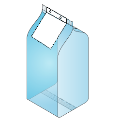 Bag with Cardboard on Top