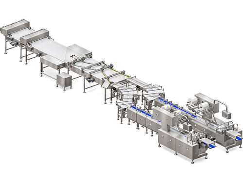 Automatic Packaging Line for Snack Bars and Wafers